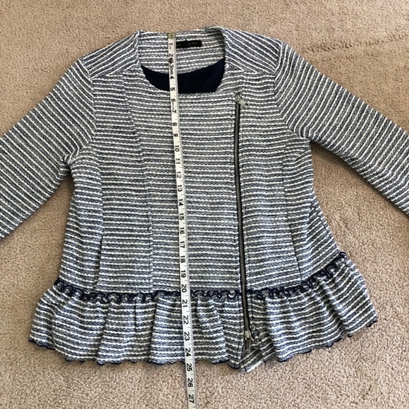 Banana Republic Tweed Moto Jacket Size 8 - Picture 13 of 16